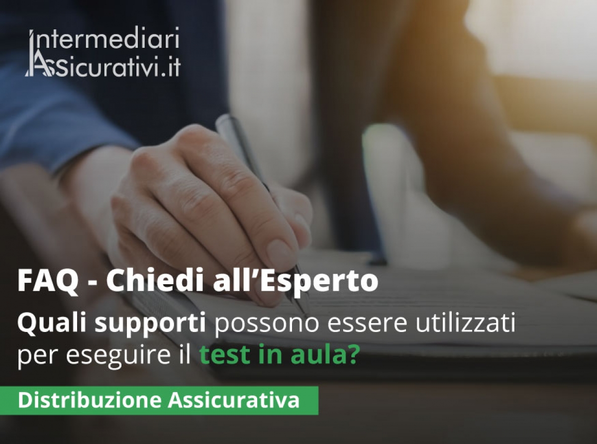Quali supporti possono essere utilizzati per eseguire il test in aula? È consentito l’uso di supporti informatici per l’erogazione dei test?